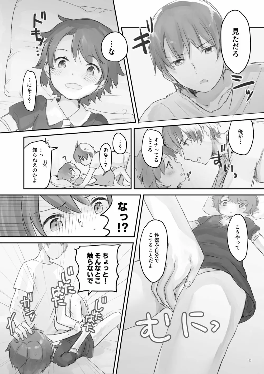 生意気な妹を大体手だけでイかせまくる Page.10