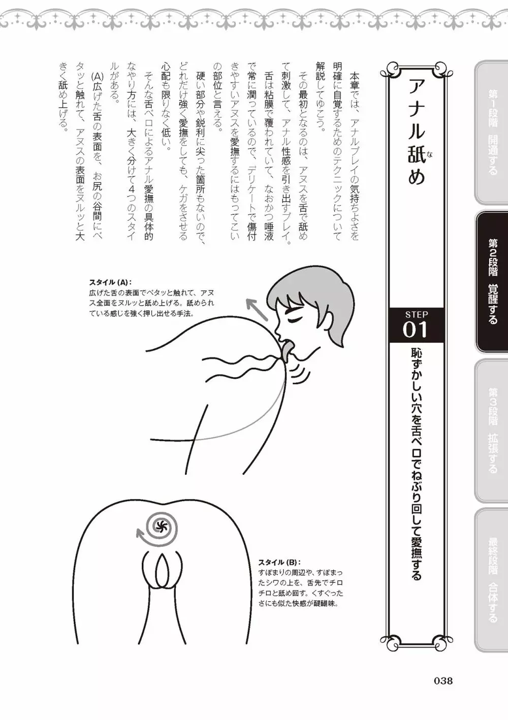 アナル性感開発・お尻エッチ 完全マニュアル イラスト版…尻アナッ！ Page.40