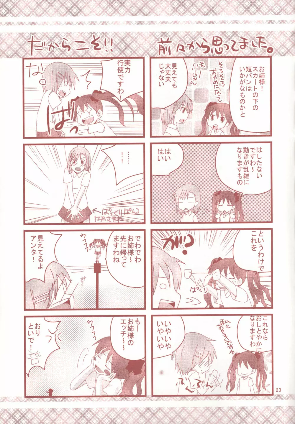 とある黒子の衝撃行動 Page.22