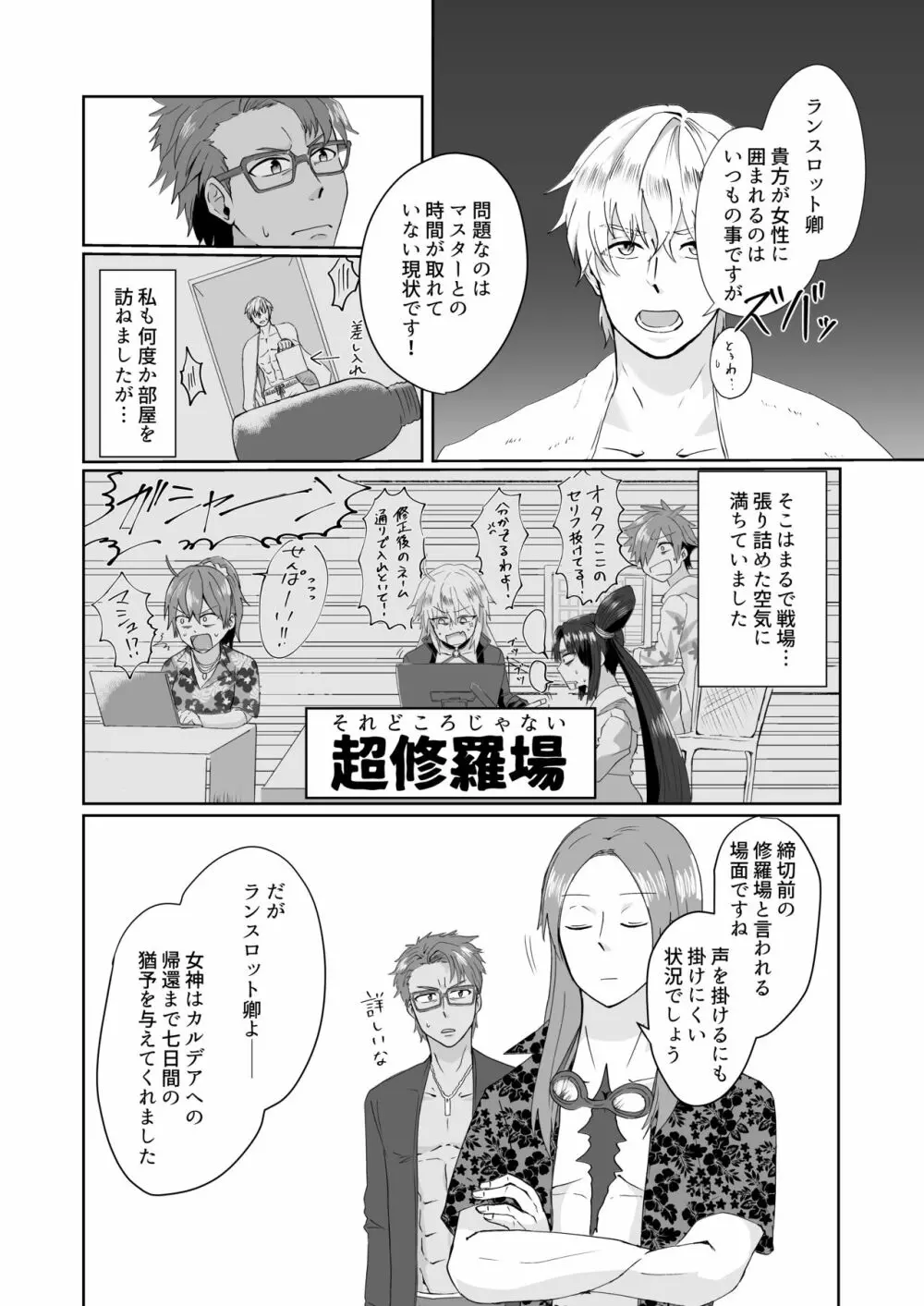 只今カルデアは夏休みでして! Part.1 Each fight. Page.9