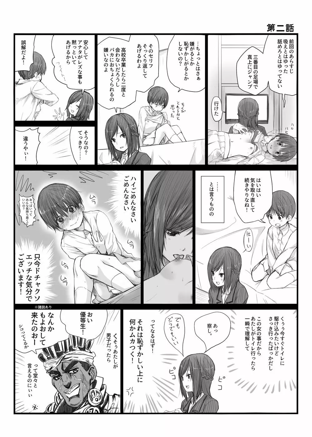 二人はそこまで親しくない。1 Page.5