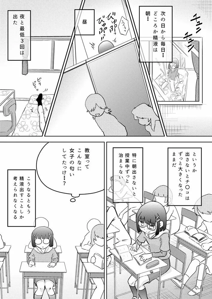 少女にち〇こが生えてきた Page.10