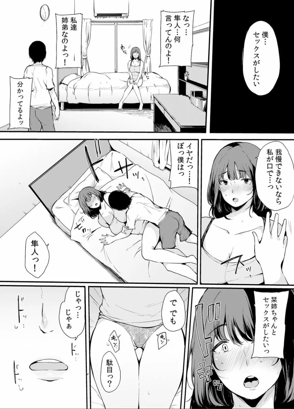 弟にエロ漫画と同じ事をされちゃうお姉ちゃんの話 1 Page.57