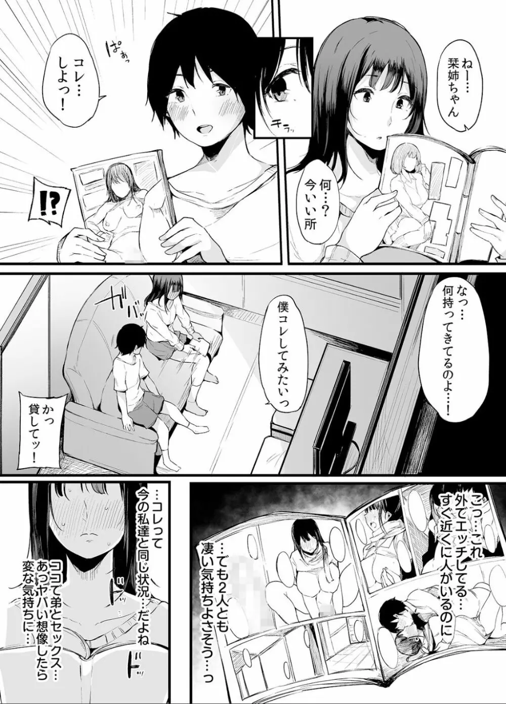 弟にエロ漫画と同じ事をされちゃうお姉ちゃんの話 2 Page.10