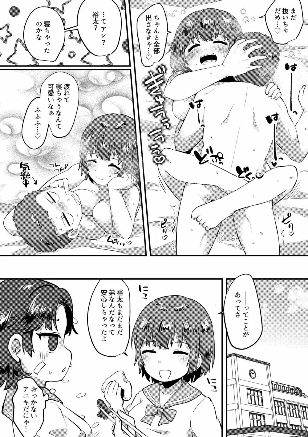 不二♀が弟とエッチする漫画 Page.9