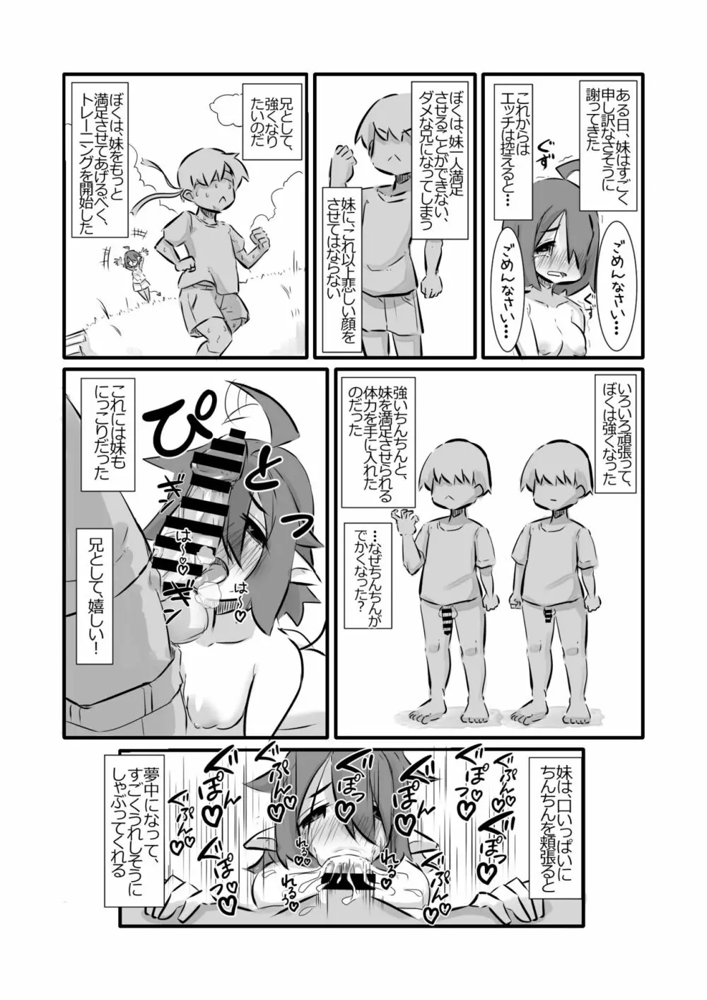 発情した巨乳妹サキュバスに襲われたけど兄として頑張る話 Page.13