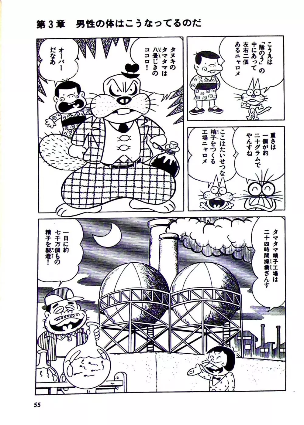 ニャロメのおもしろ性教室 Page.61