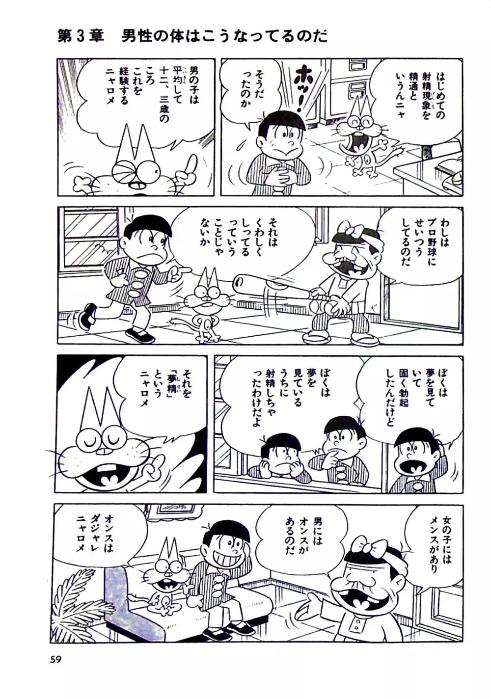 ニャロメのおもしろ性教室 Page.65