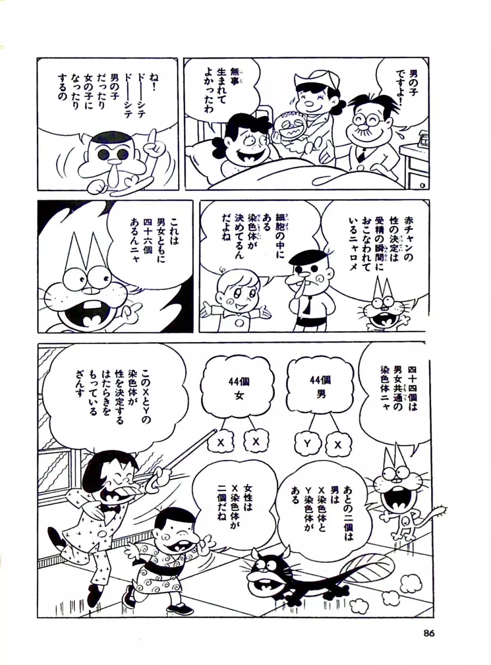 ニャロメのおもしろ性教室 Page.92