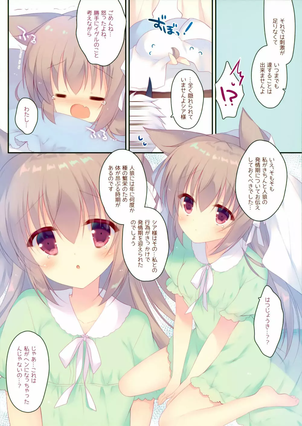 ないしょのおおかみちゃん2 Page.7