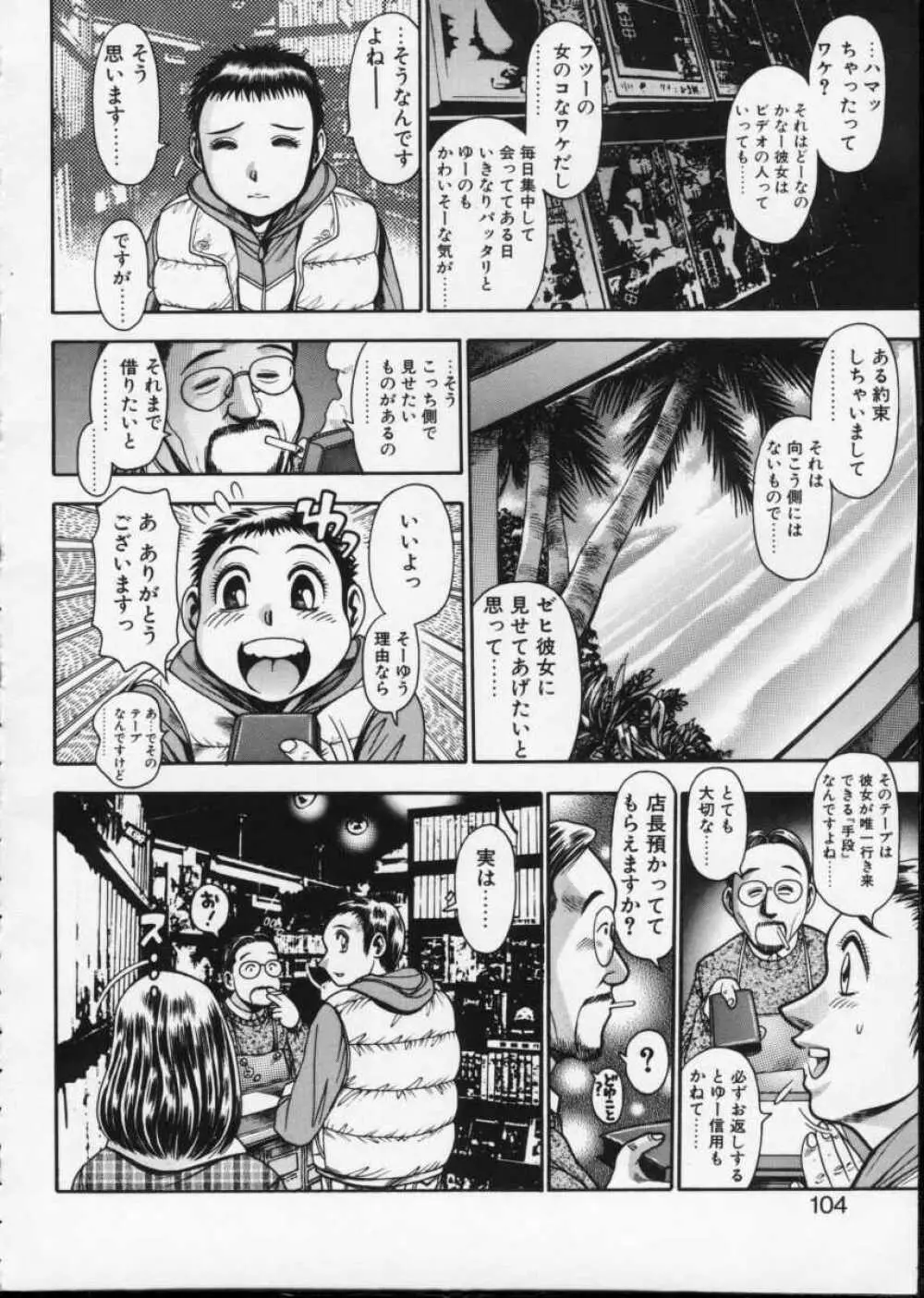 揉まれる理沙ちゃん Page.104