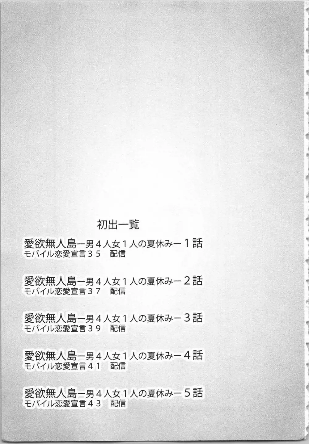 愛欲無人島 ~男4人女1人の夏休み~ Page.161