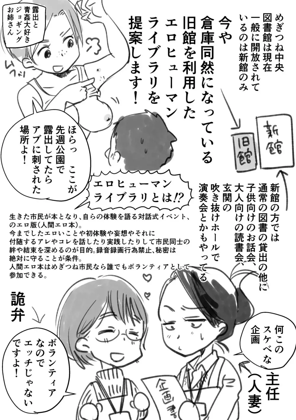 若妻さんは欲求不満!憧れの司書の若妻さんが学生バイトの僕の筆下ろしをしてくれました。 Page.78