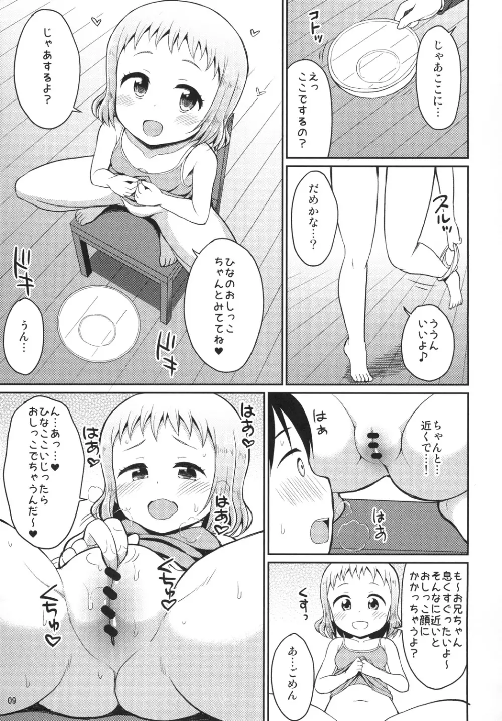 ひなお兄ちゃんのためだったらなんでもしちゃうよ Page.9