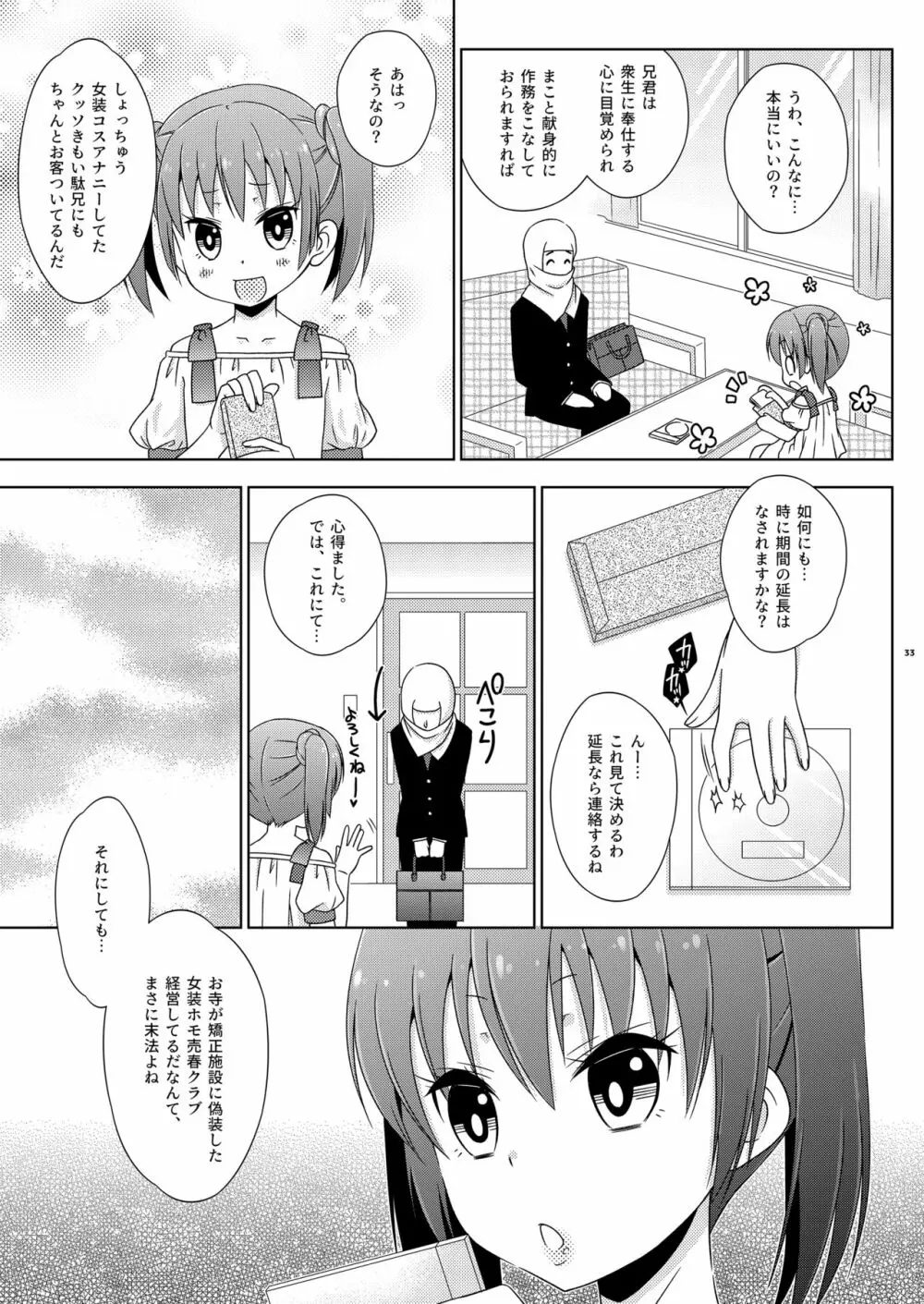 女装アナニーを家族に見られて矯正施設に送られた島風くん 下巻 Page.33