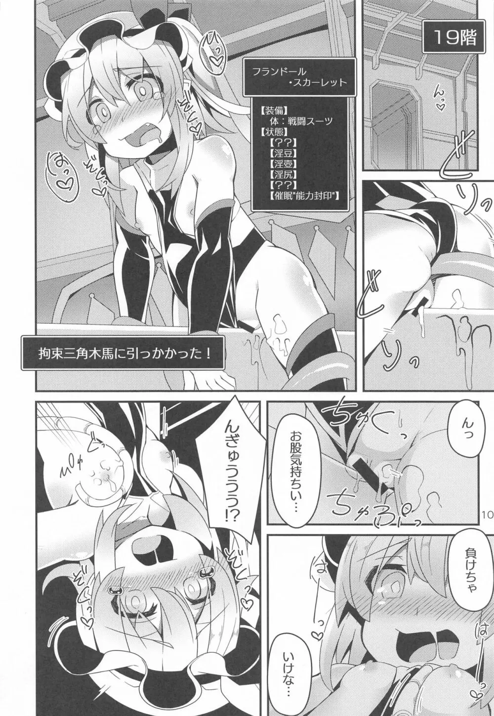 対魔忍フランちゃんのエロトラップダンジョン Page.9