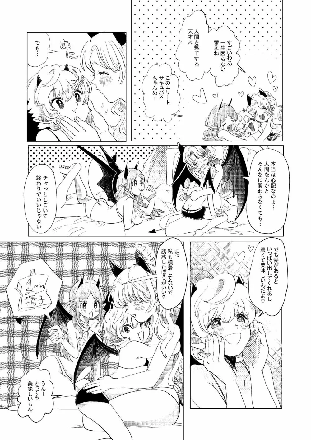 サキュバス♂と不器用なフタリ Page.4