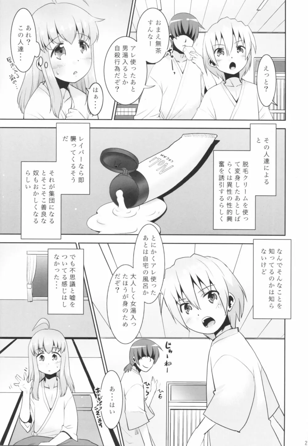 取扱注意!!魔法の脱毛クリーム。4 Page.20