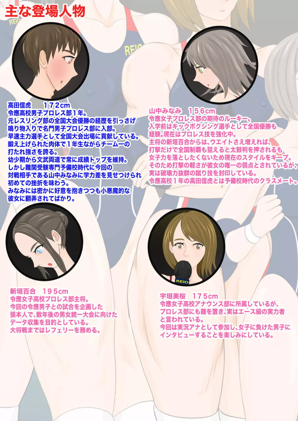 逆リョナ高校プロレス部1〜あざとかわいい女子vs純情男子〜 Page.2