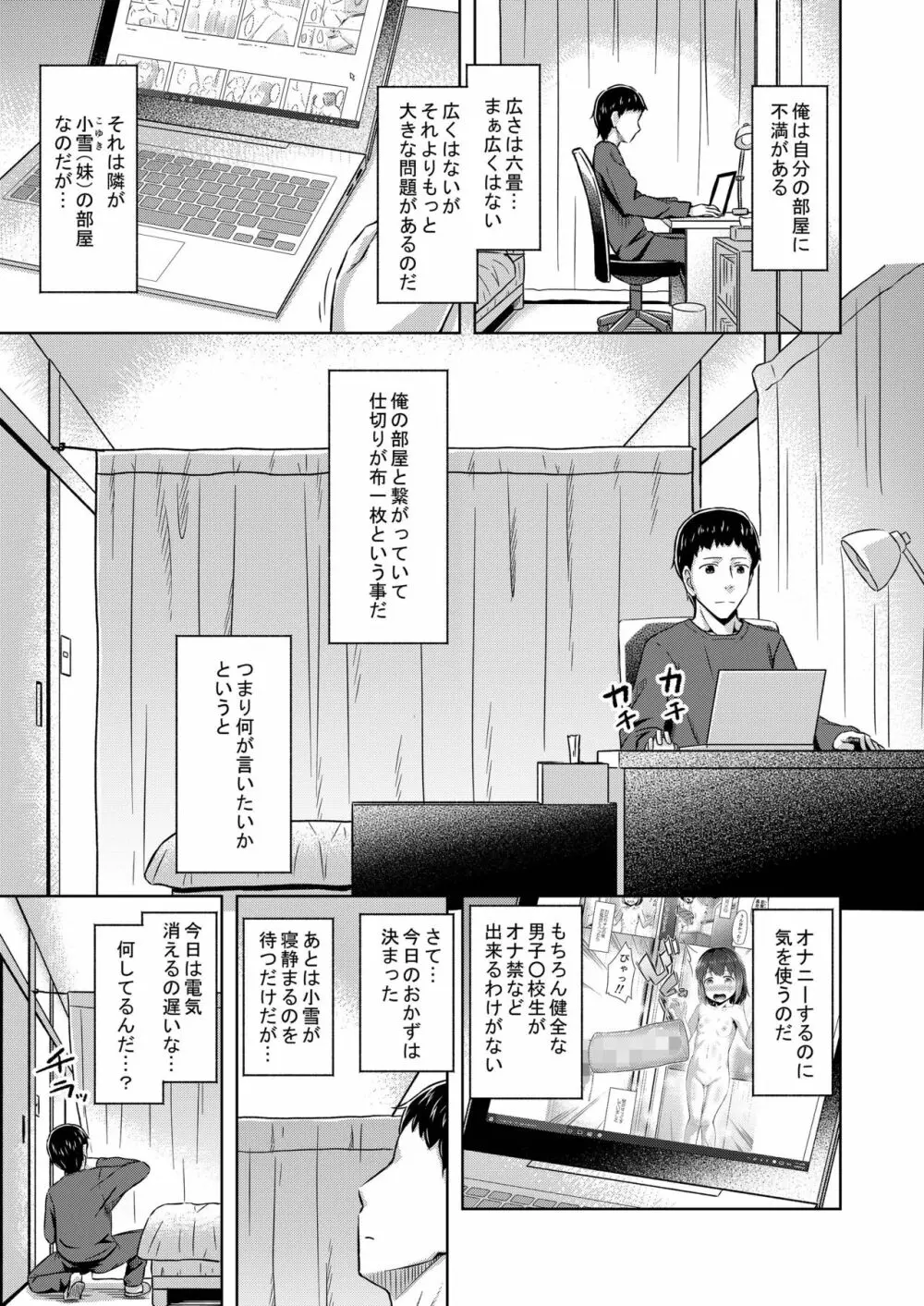 妹と俺のオナニー事情 Page.2