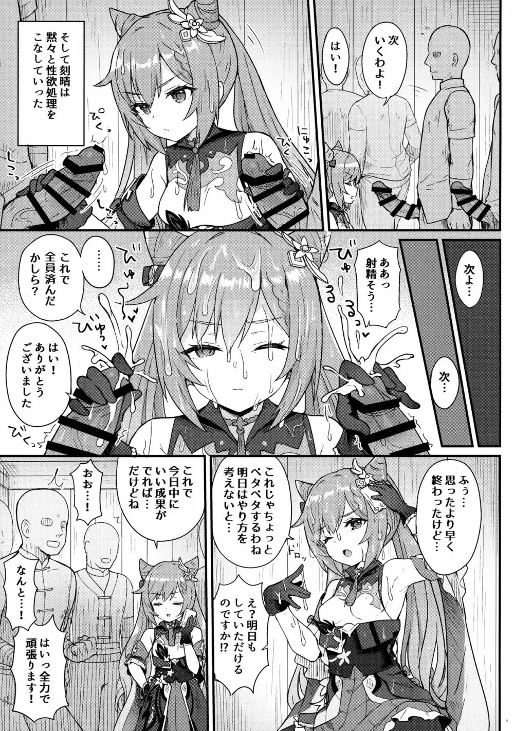 刻晴ちゃんが部下をシゴキまくる本 Page.6