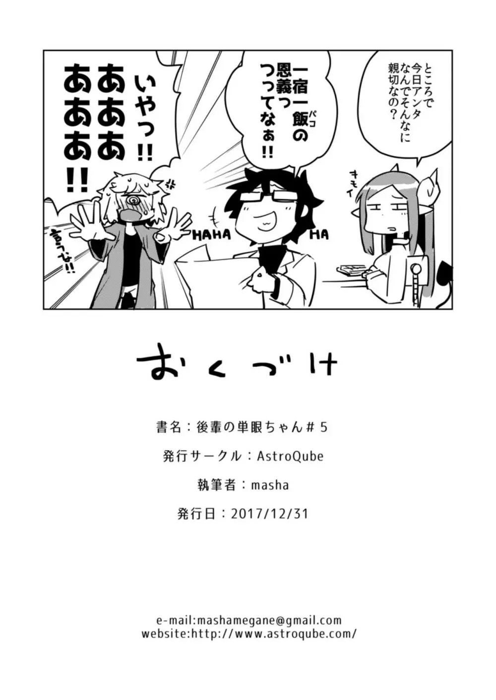 後輩の単眼ちゃん#5 Page.15