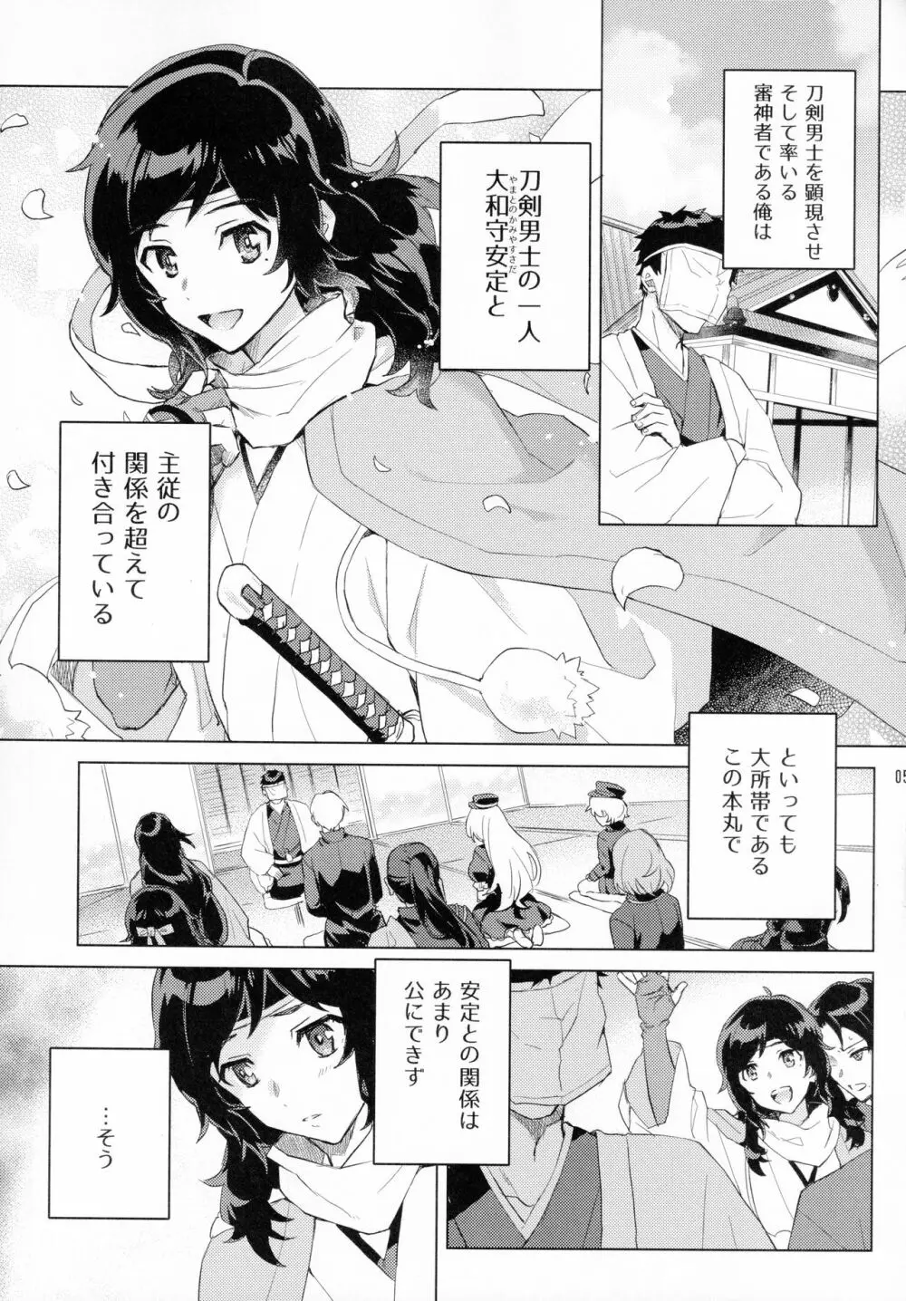 安定くんとお風呂タイム Page.4