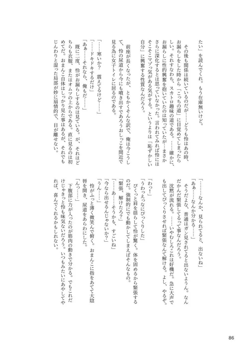ア○スギア総合スカトロアンソロジー アクトレス排泄実態調査任務~スカポためるっすか!?~ Page.86