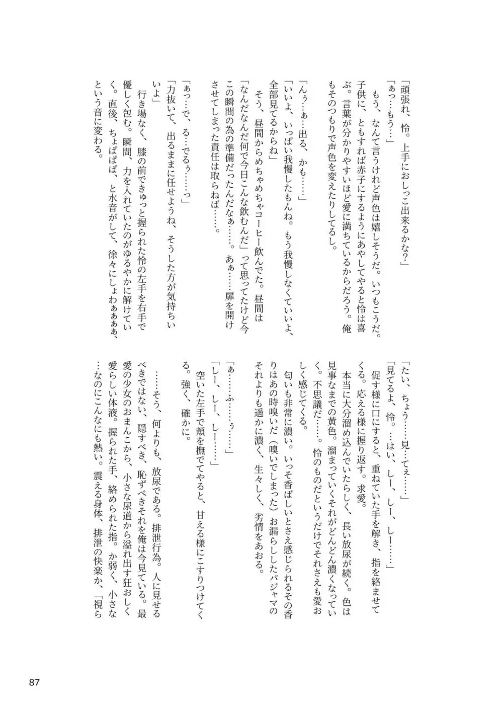 ア○スギア総合スカトロアンソロジー アクトレス排泄実態調査任務~スカポためるっすか!?~ Page.87