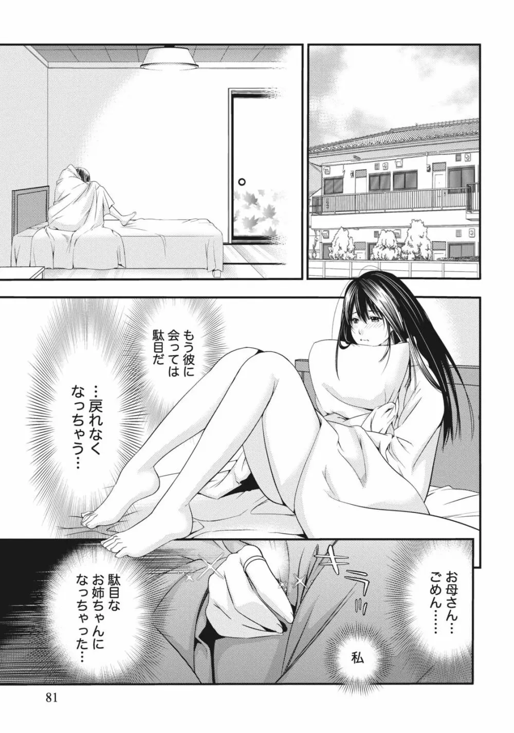 姉は初めて妹に言エナイ事をした Page.81