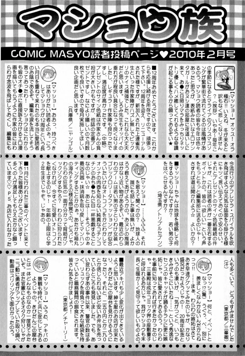 コミック・マショウ 2010年2月号 Page.254