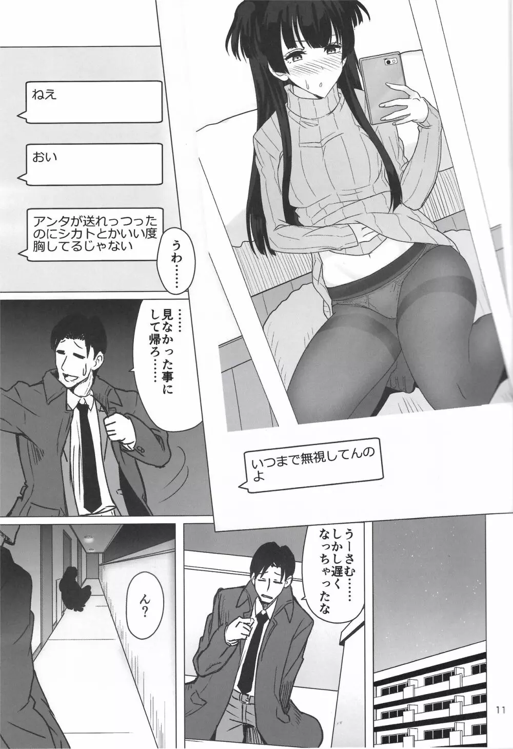 冬優子にすけべな自撮りを送ってくれと頼む本 Page.10