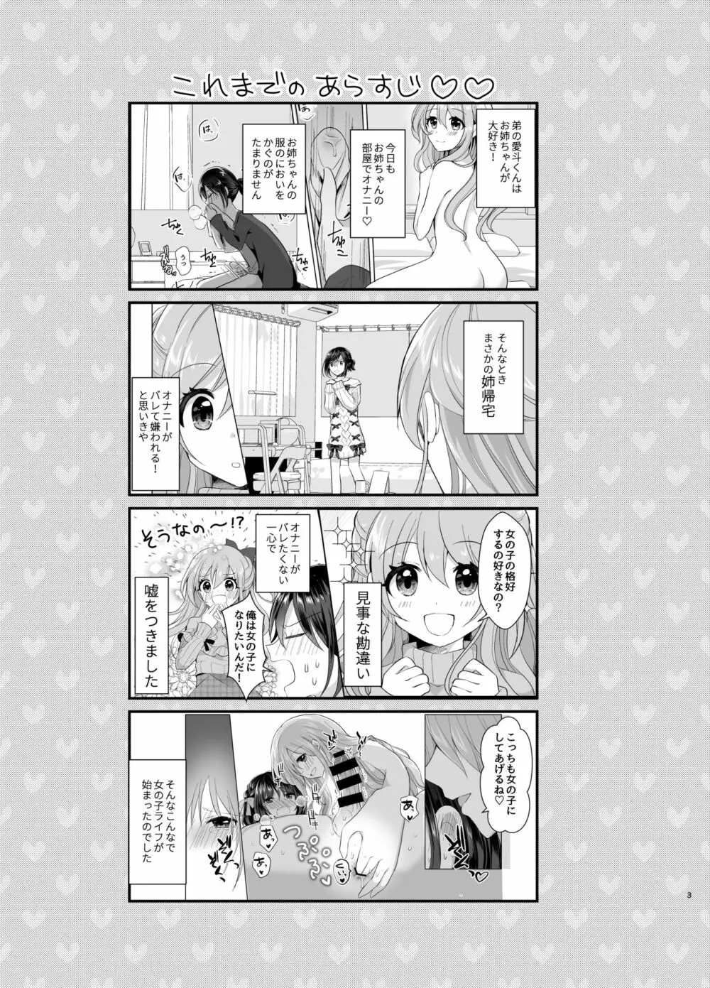 俺と姉貴の女のコライフ2 Page.2