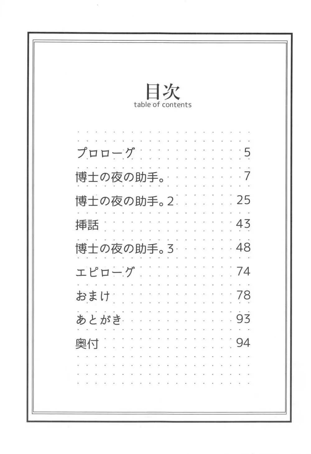 博士の夜の助手。 総集編 Page.2