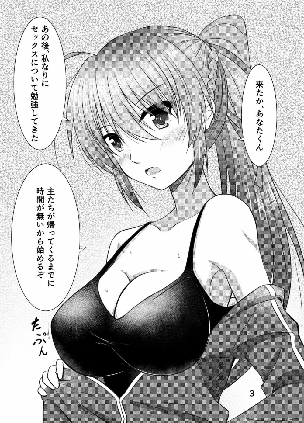 シグナムお姉さんがあなたくんに教えるセックスのてほどき Page.3