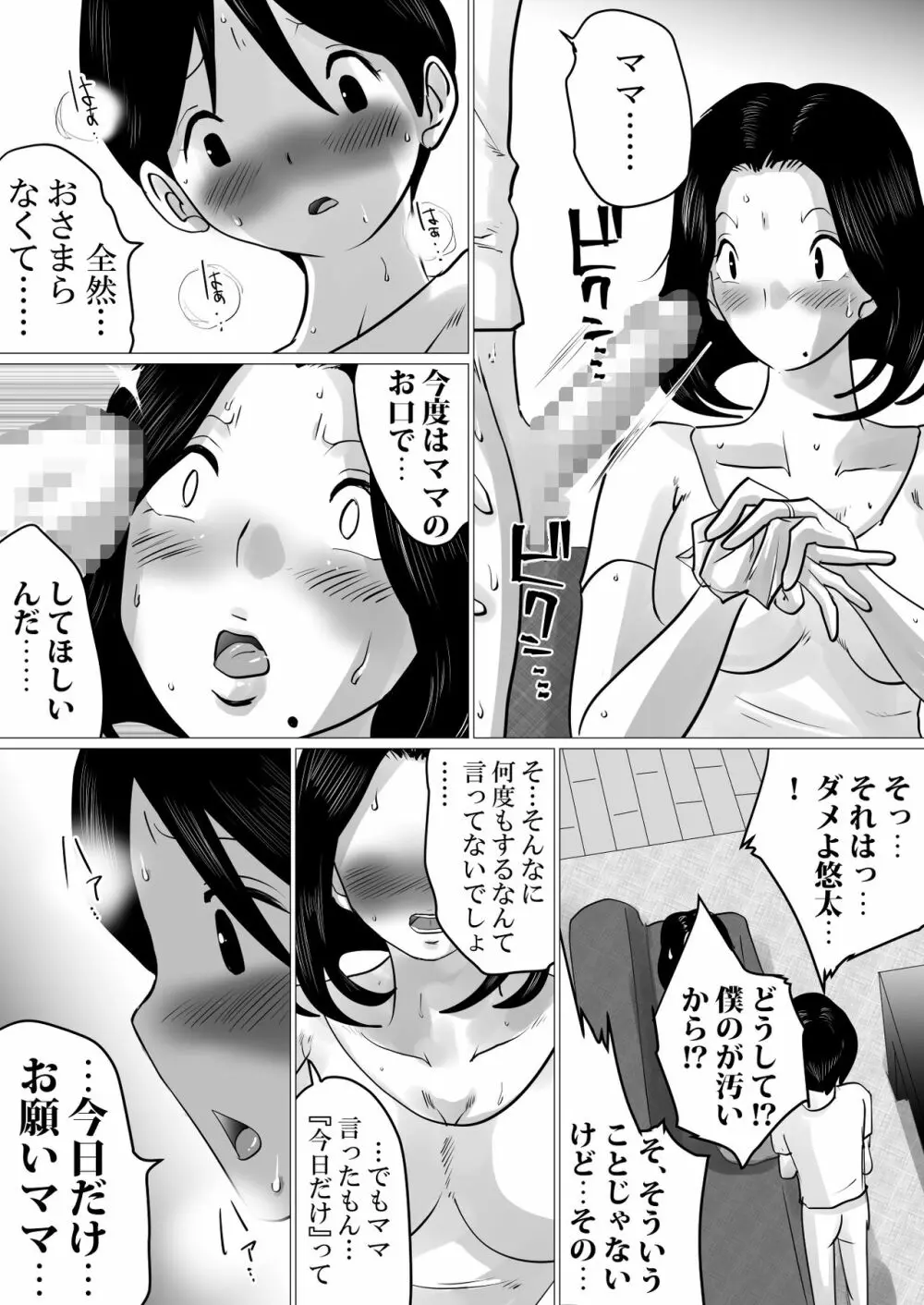 実の母子で背徳SEXをしまくった、とある夏の一日。 Page.23