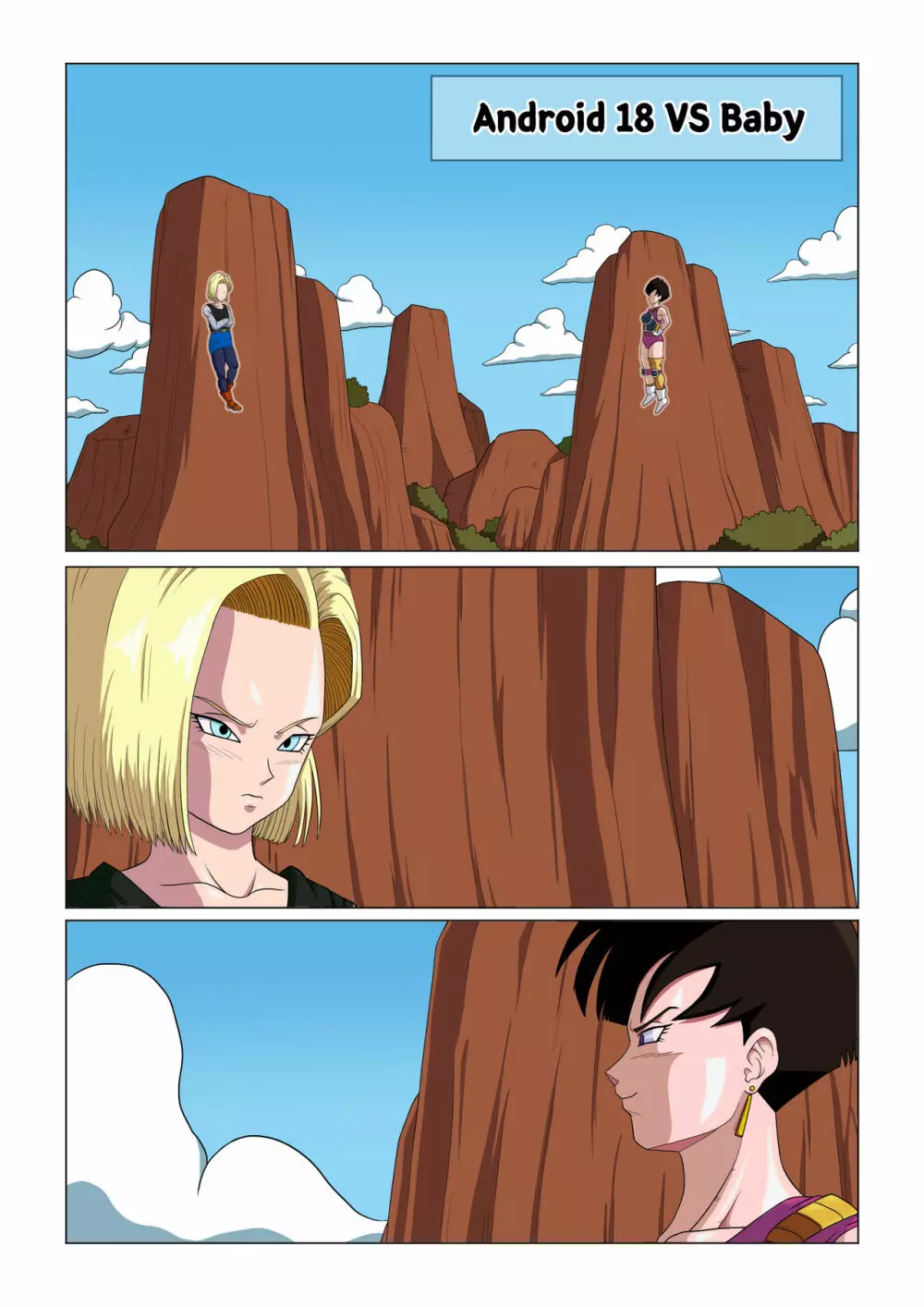 Android 18 vs Baby Page.1