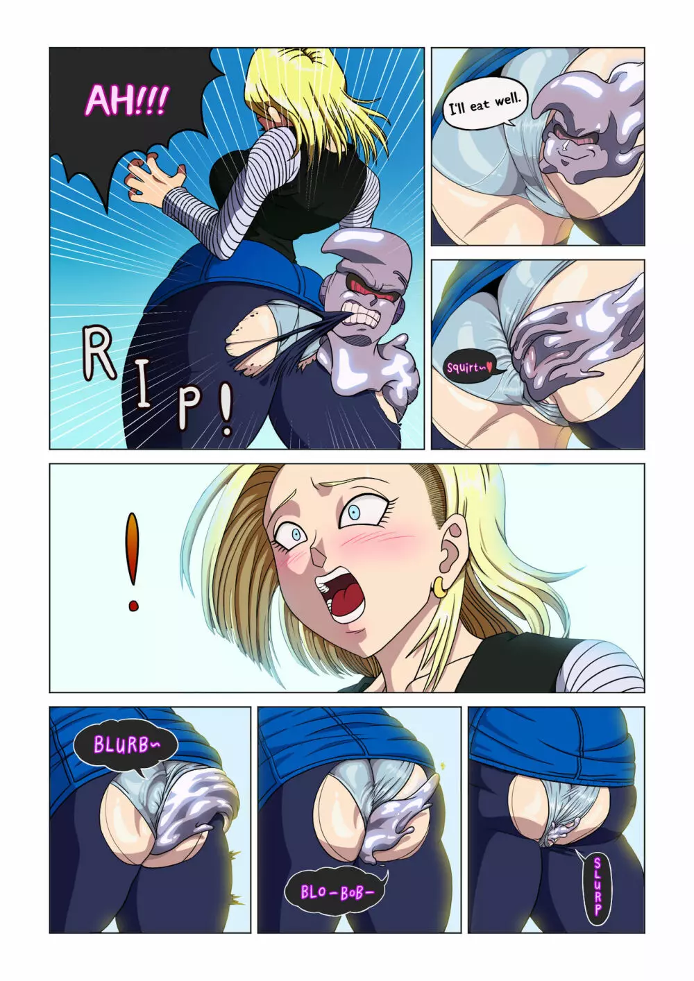 Android 18 vs Baby Page.11
