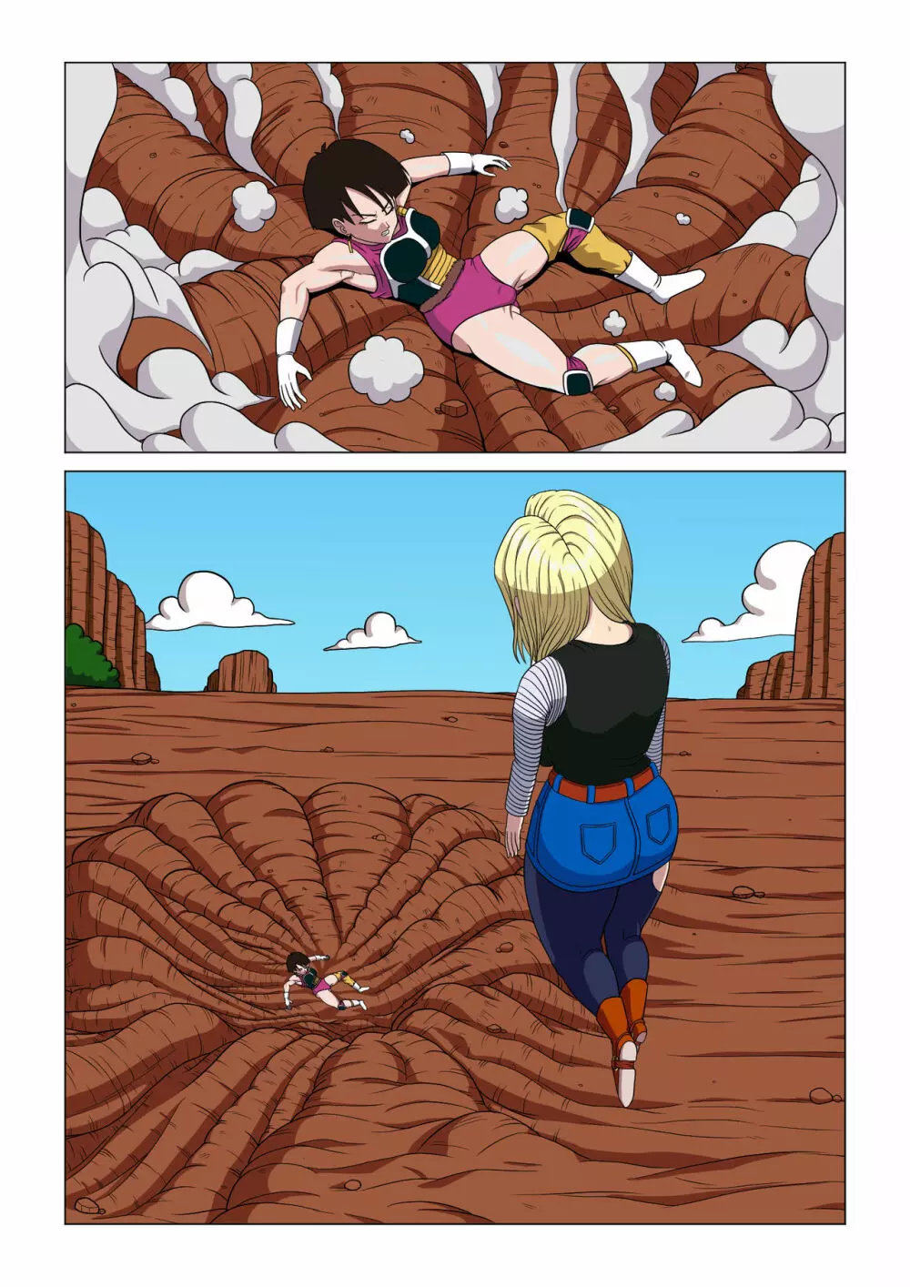 Android 18 vs Baby Page.13