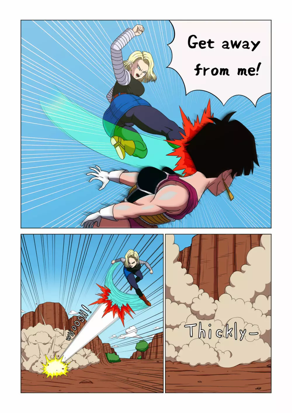 Android 18 vs Baby Page.4