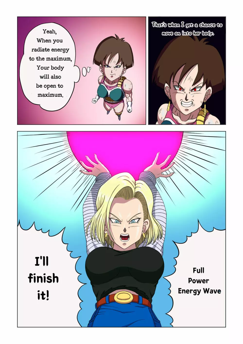 Android 18 vs Baby Page.7