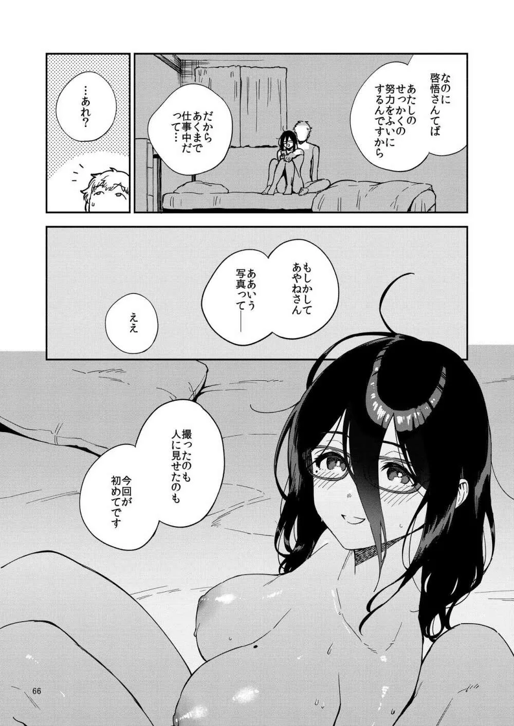 となりのあやねさん いたずら自撮りとお仕置きえっち編 Page.66