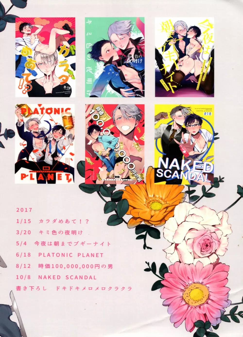 恋の断面図ヴィク勇再録集 PLATONIC PLANET Page.152