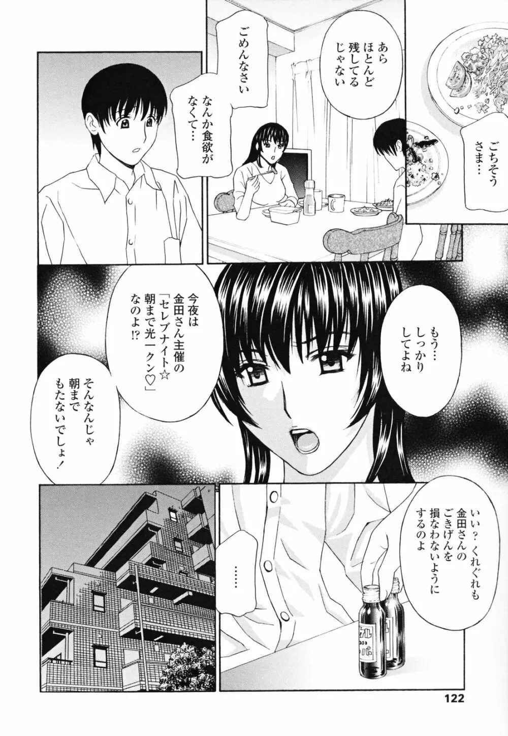 パンティ妻ぴくぴく Page.122