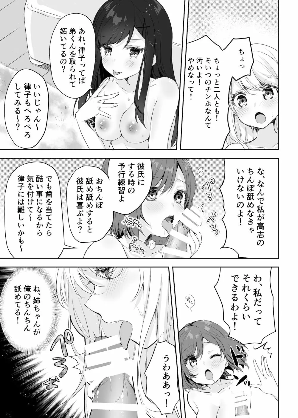 僕のお姉ちゃんと友達を眠らせて襲ってみたら返り討ちにあった Page.20