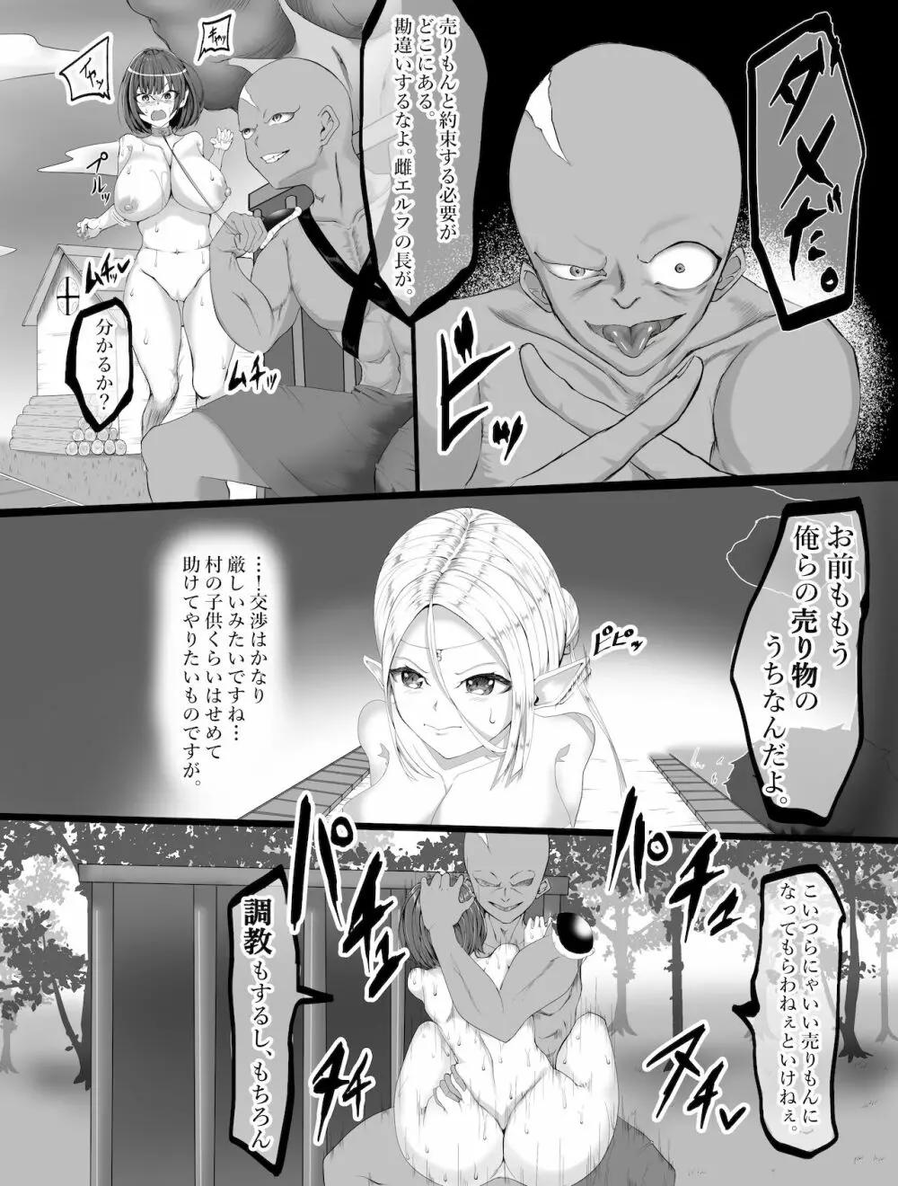 エルフ底辺奴隷へと堕ちる～調教編 Page.6