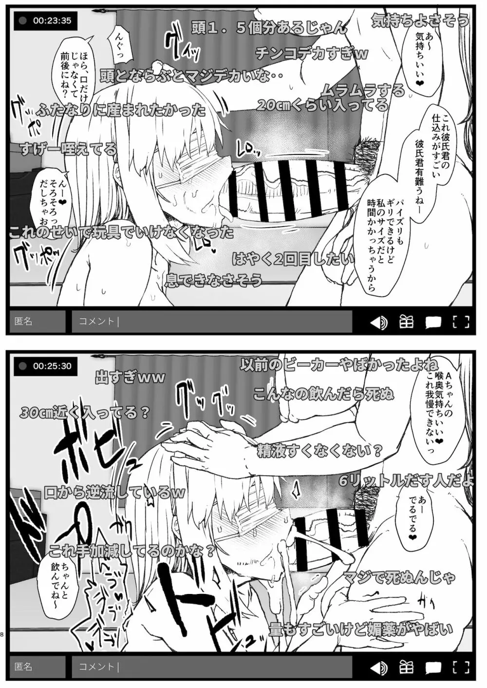 ふた娘に悪戯しちゃいけません ハメ撮り配信編 Page.8