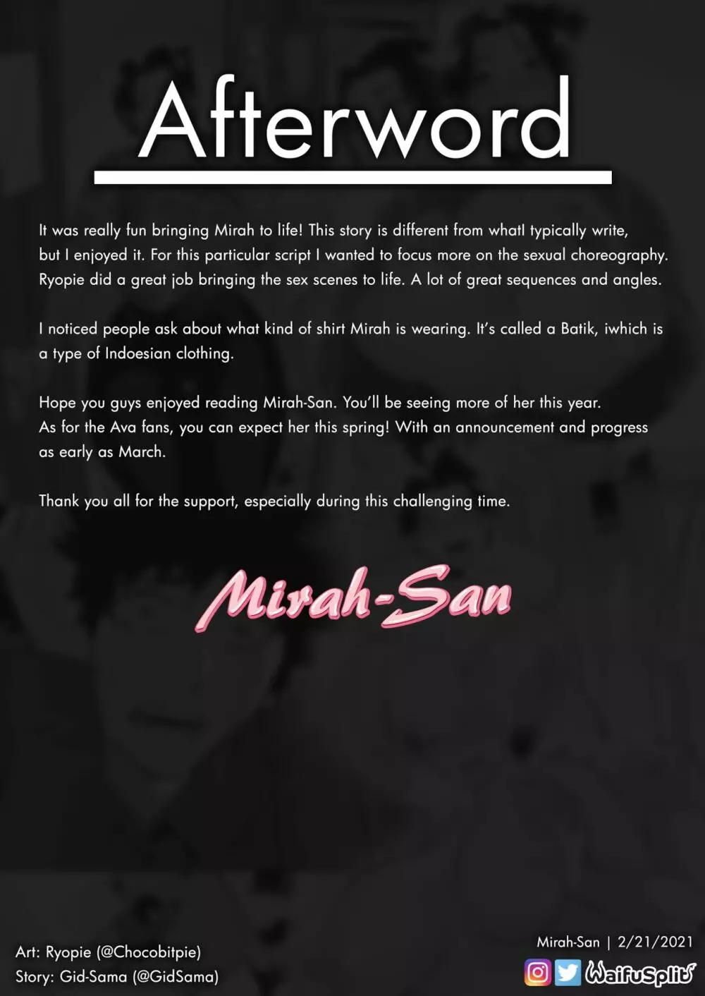 Mirah San + Special Page.33