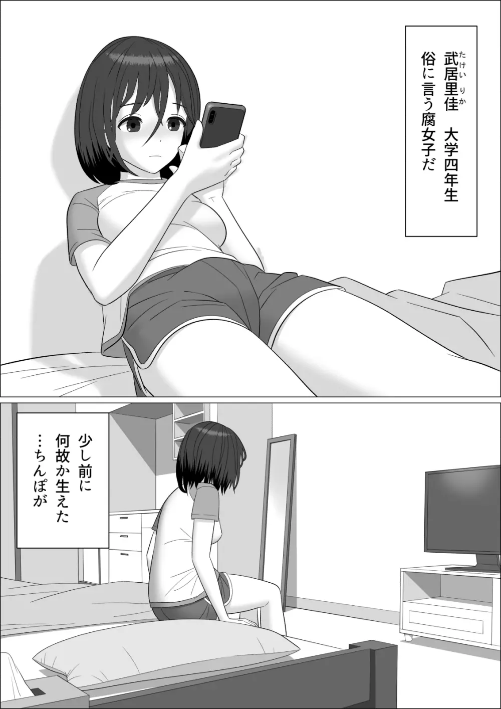 チンポレディ 2 ふたなり腐女子と男の娘 Page.2