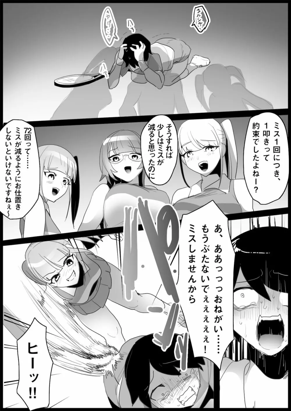 年下の女の子にいじめられるテニス部 Page.55